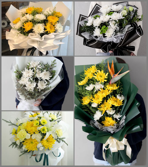 湖北咸宁市赤壁市陆水湖街道水浒城村白事花束代送